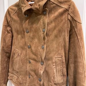 Free People Women's Avis Leather Jacket - Brown - Small